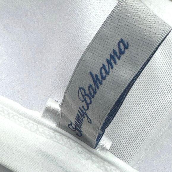 Tommy Bahama Pearl Shirred Bandeau One Piece Swimsuit White Size 6 NWT - Picture 9 of 12